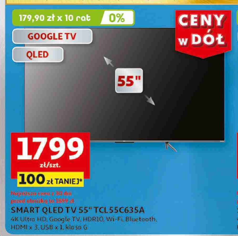 Telewizor 55c635a Tcl promocja