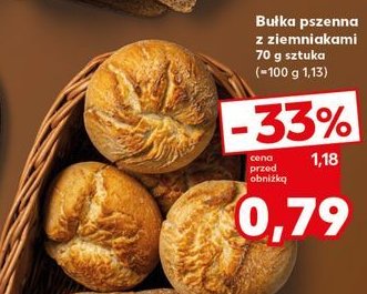 Bułka pszenna z ziemniakami promocja