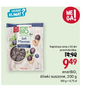 Śliwki suszone Enerbio promocja