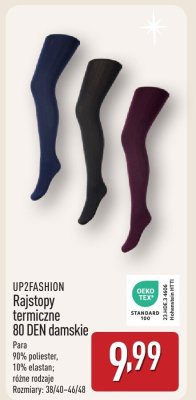 UP2FASHION rajstopy termiczne 80 DEN damskie promocja w Aldi
