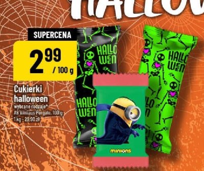 Cukierki halloween promocja w POLOmarket