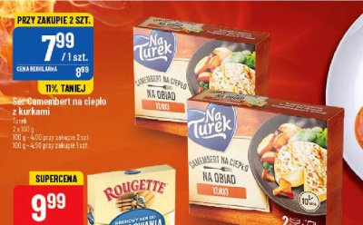 Ser camembert na ciepło z posypką z kurkami Turek naturek Turek 123 promocja