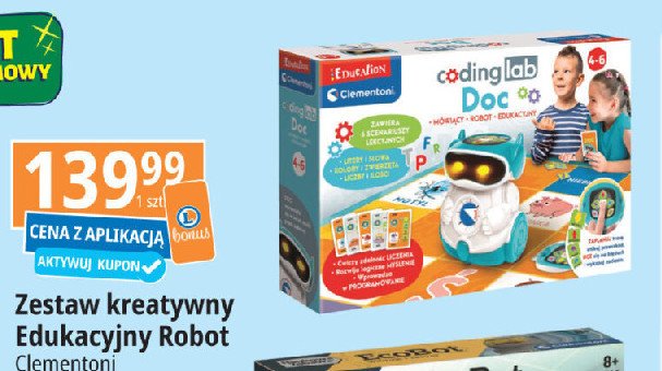 Doc mówiący robot edukacyjny Clementoni promocja w Leclerc