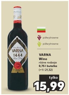 Wino VARNA 1444 SEMI DRY promocja