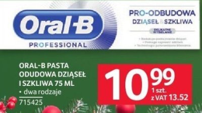 Pasta do zębów Oral-B Professional 75 ml promocja w Selgros
