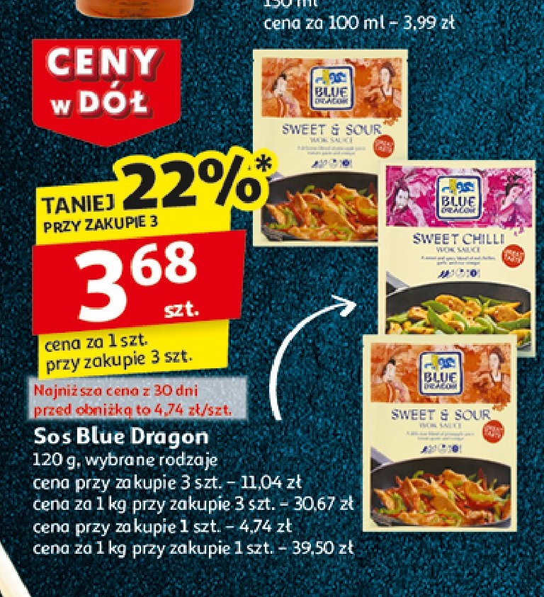 Sos sweet & sour Blue dragon promocja