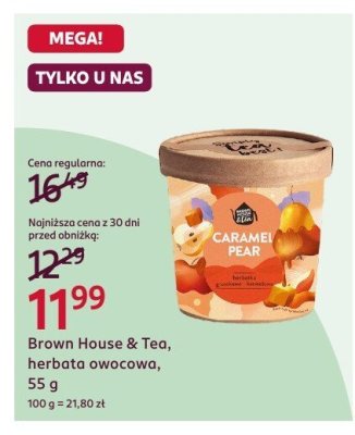 Herbata owocowa Brown House & Tea, 55 g promocja w Rossmann