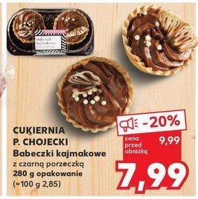 Babeczki kajmakowe z czarną porzeczką Chojecki promocja