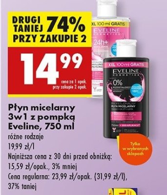 P艂yn micelarny hialuronowy 3 w 1 Eveline facemed+ promocja