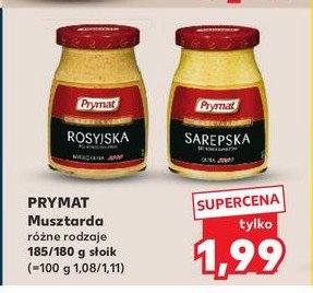 Musztarda rosyjska Prymat promocja w Kaufland