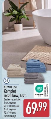 Komplet ręczników NOVITESSE promocja w Aldi