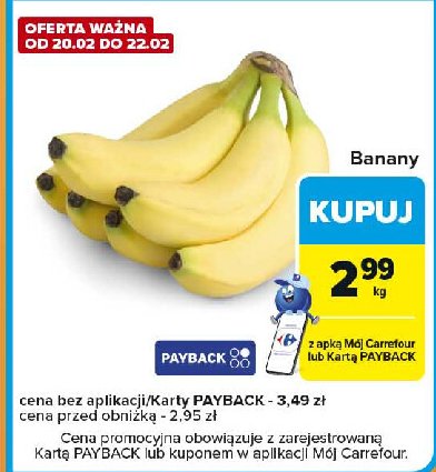 Banany promocja w Carrefour Express