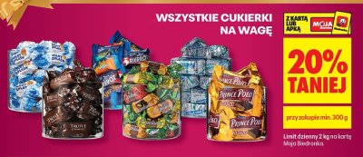 Cukierki promocja w Biedronka