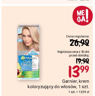 Krem koloryzujący do włosów 112 Garnier color naturals creme promocja