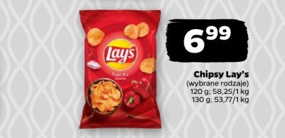 Chipsy, wybrane rodzaje promocja w Netto