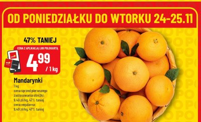 Mandarynki promocja w POLOmarket