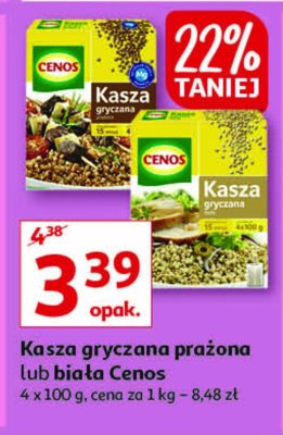 Kasza gryczana prażona Cenos promocja