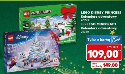 Kalendarz adwentowy LEGO MINECRAFT 21280 promocja w Kaufland