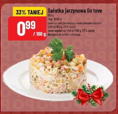 Sałatka jarzynowa Go tove promocja w POLOmarket