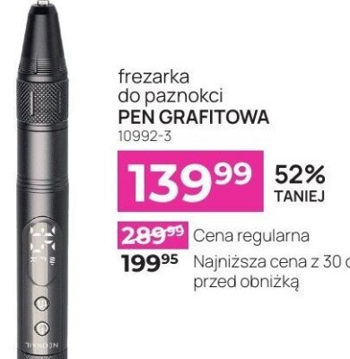 Frezarka do paznokci PEN GRAFITOWA promocja w NEONAIL & NEO MAKE UP