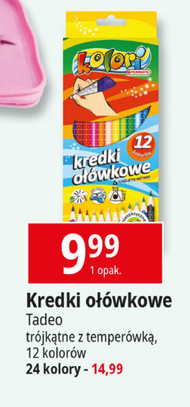 Kredki o艂owkowe KOLORI promocja