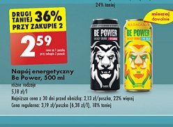 Napój energetyczny holiday Be power promocja