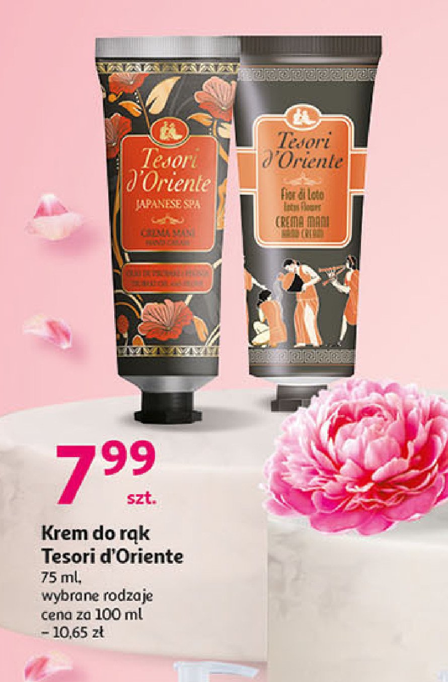 Krem do rąk Tesori d'oriente fior di loto promocja w Auchan