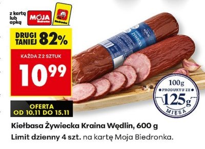 Kiełbasa Żywiecka 600 g promocja w Biedronka