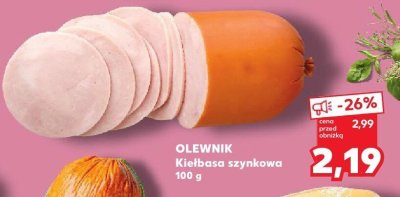 Kiełbasa szynkowa OLEWNIK promocja w Kaufland