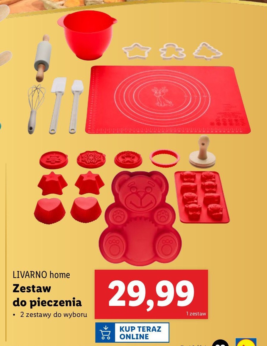 Zestaw do pieczenia LIVARNO HOME promocja