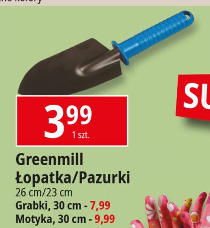 Grabki 30 cm GREENMILL promocja w Leclerc