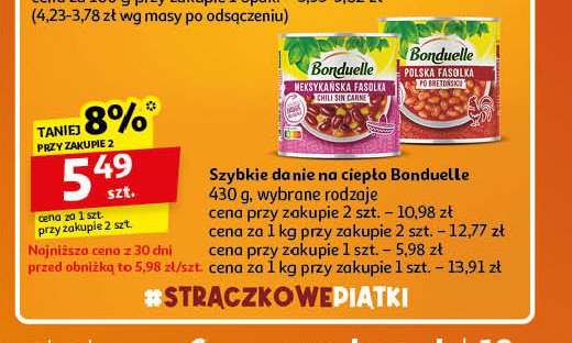 Chili sin carne meksykańskie Bonduelle dania na ciepło promocja