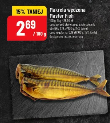Makrela wędzona Master Fish promocja w POLOmarket