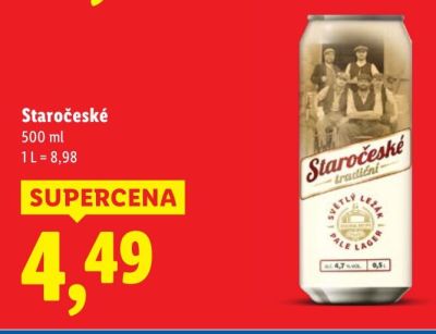 Piwo Staročeské promocja w Lidl