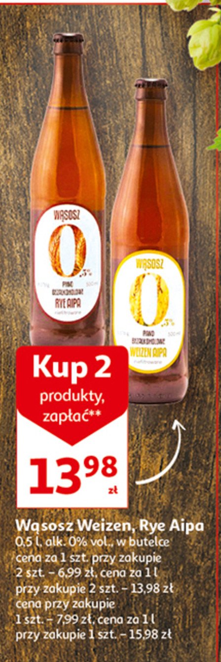 Piwo W膭SOSZ WEIZEN AIPA promocja