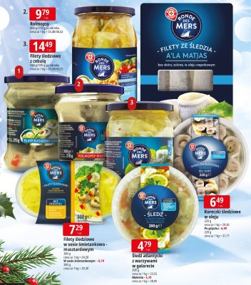 Śledź atlantycki z warzywami w galarecie promocja w Leclerc