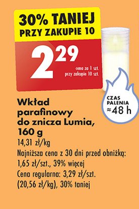 Wkład parafinowy 160 g Lumia promocja