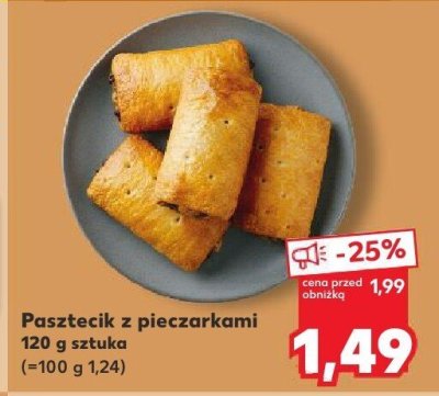 Pasztecik z pieczarkami 120g promocja w Kaufland