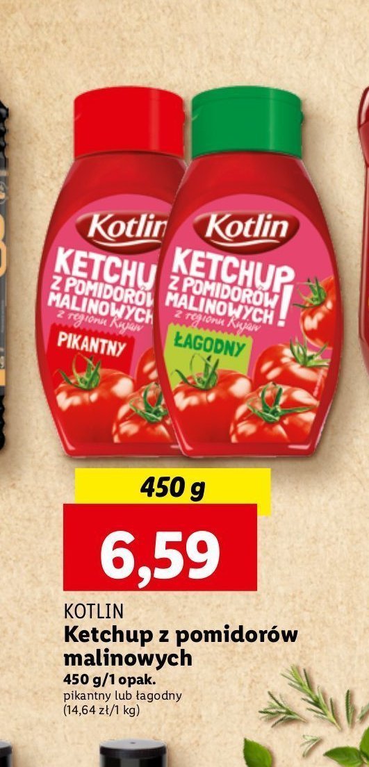 Ketchup z pomidorów malinowych Kotlin promocja