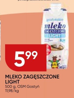 Mleko zagęszczone light promocja w Chata Polska