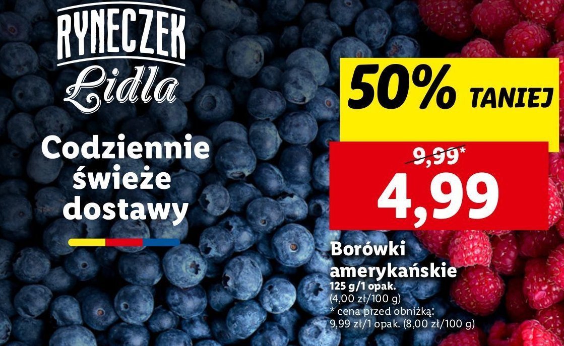 Borówki amerykańskie promocja