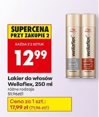 Lakier do włosów Wellaflex, 250 ml promocja w Biedronka