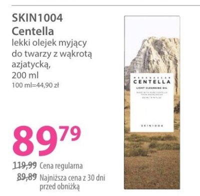 Olejek SKIN1004 Centella lekki olejek myjący do twarzy z wąkrotą azjatycką promocja w Hebe