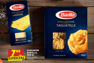 Makaron la collezione tagliatelle Barilla promocja
