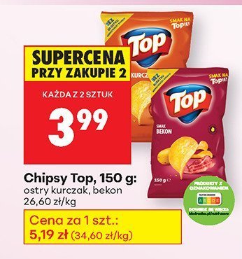 Chipsy bekon promocja w Biedronka