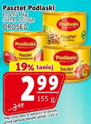 Pasztet Podlaski Drosed promocja w Prim Market