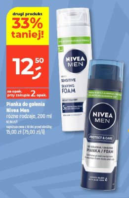 Pianka do golenia Nivea Men różne rodzaje, 200 ml promocja w Dealz