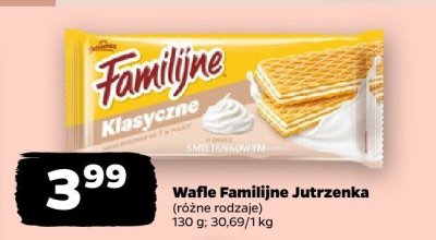 Wafle Familijne, różne rodzaje promocja w Netto
