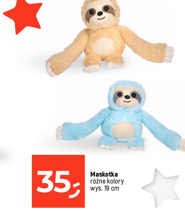 Maskotka leniwiec 19 cm promocja