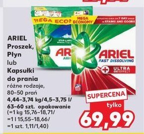 Proszek do prania ultra oxi effect ARIEL AQUA PUDER promocja